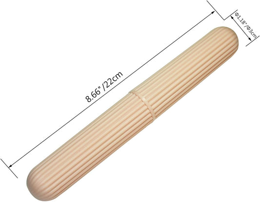 2 Pcs Travel Toothbrush Case，Toothbrush Containers，Portable Waterproof Toothbrush Holder for Travel/Camping/School/Home.